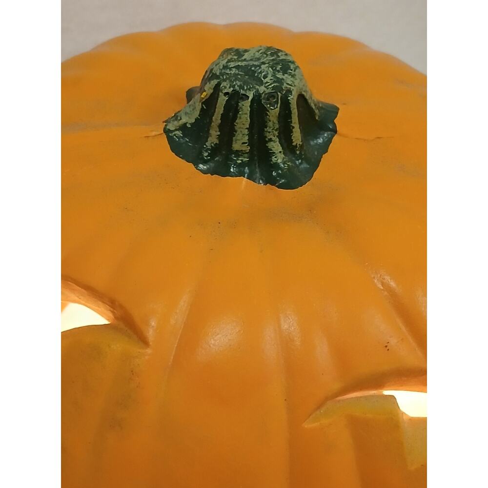 Rare 1993 Trendmasters Pumpkin Blow Mold Halloween Bats Star Moon Projects Light - Picture 10 of 16